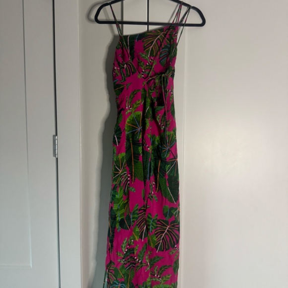 FARM Rio Leaves Midi Dress Size Small - Picture 4 of 5
